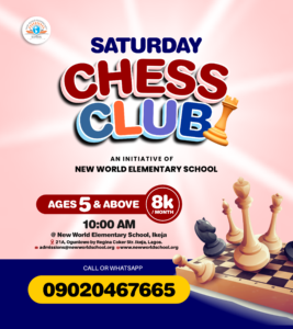 Register your child for our Saturday chess club.